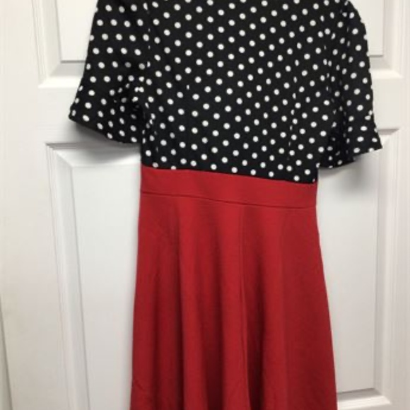 RANPHEE Womens Summer Bow Tie Neck Floral A Line Fit and Flare - Picture 2 of 3